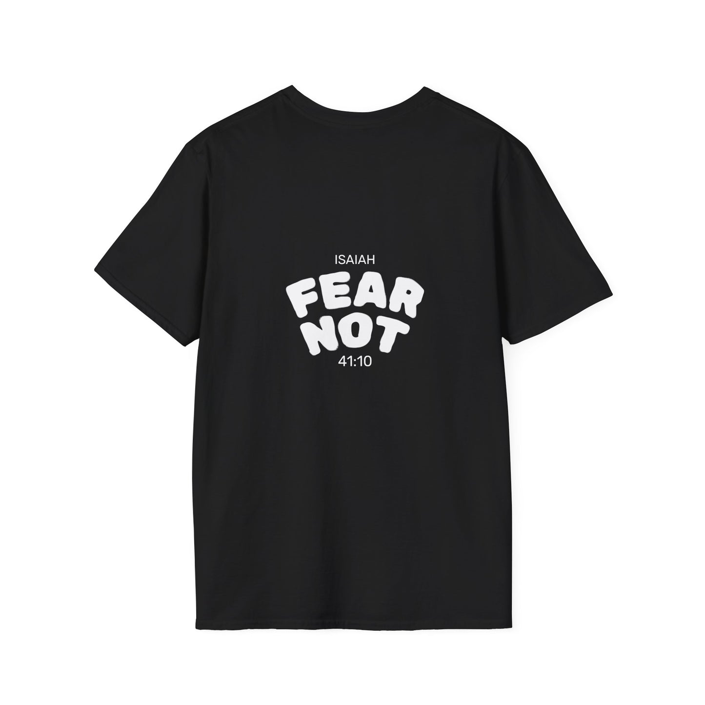 Fear Not T-Shirt — Cloud Culture Sword Logo Christian Graphic Tee (Isaiah 41:10)
