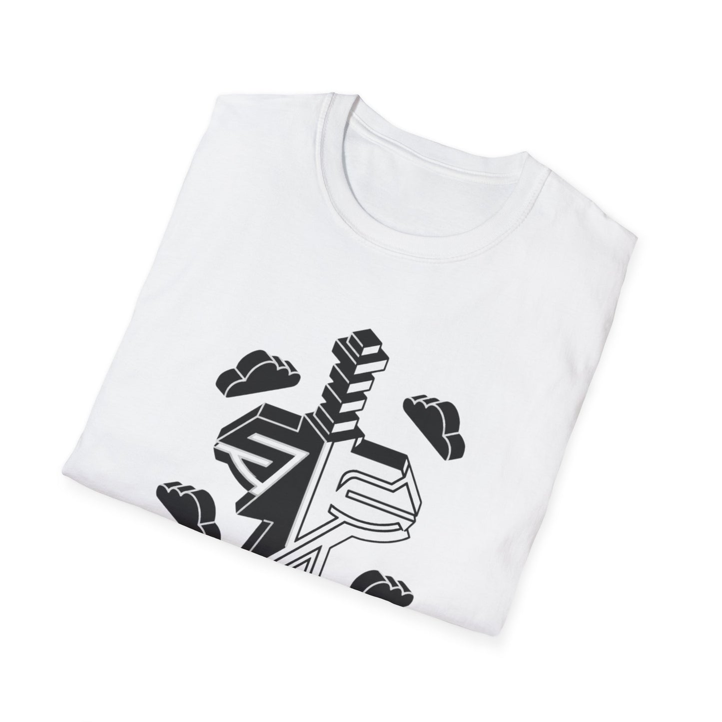 Fear Not T-Shirt — Cloud Culture Sword Logo Christian Graphic Tee (Isaiah 41:10)