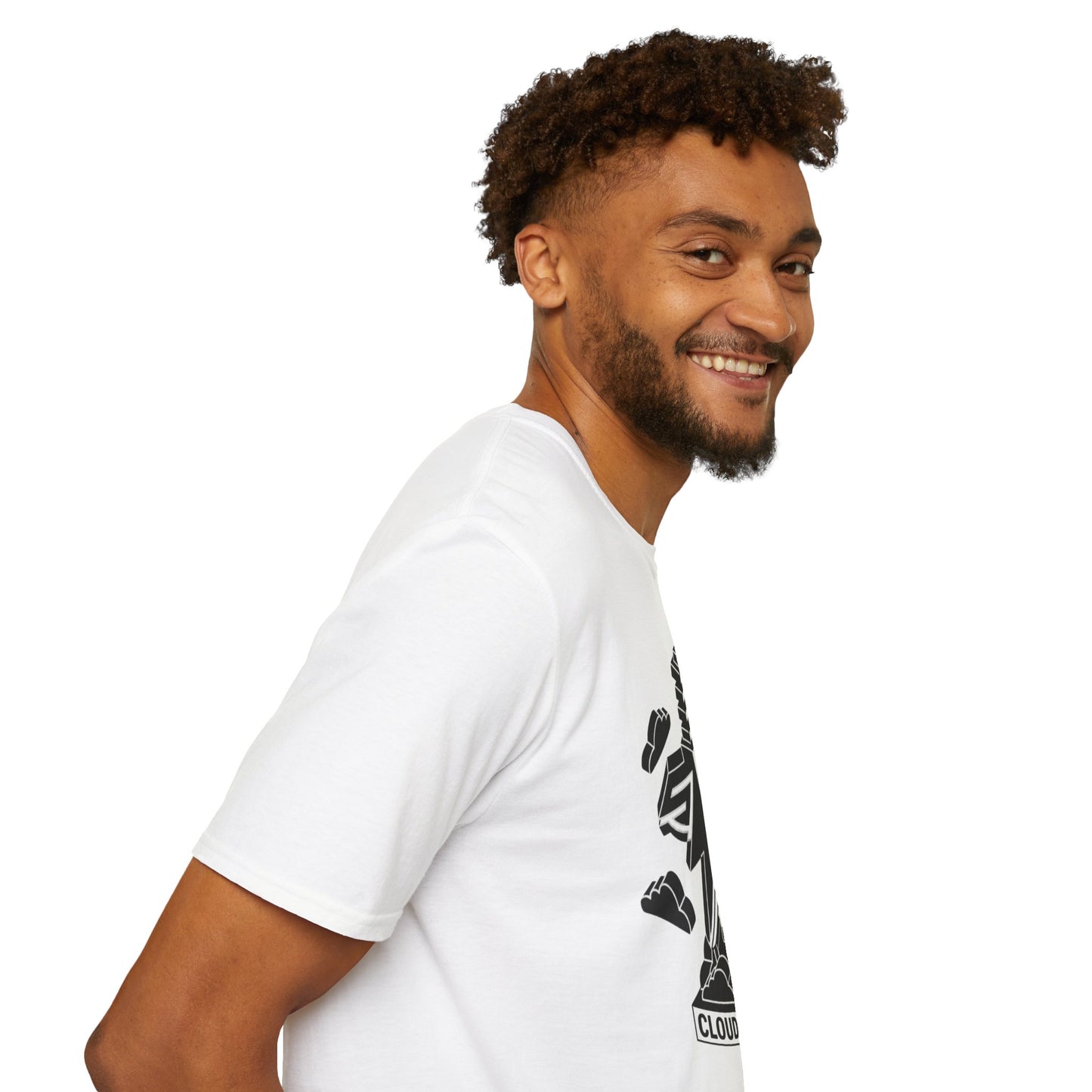 Fear Not T-Shirt — Cloud Culture Sword Logo Christian Graphic Tee (Isaiah 41:10)