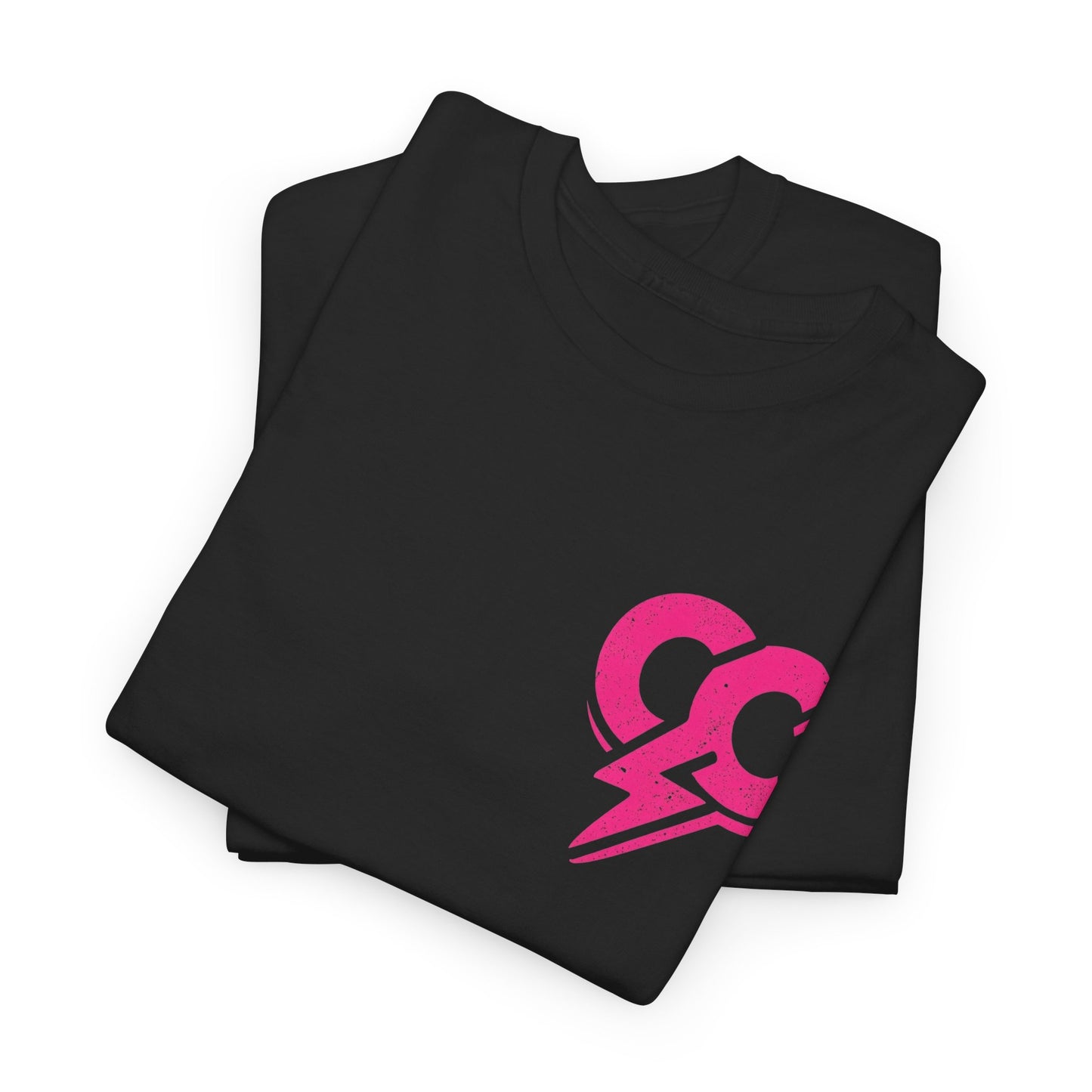 Cloud Culture Graphic Tee — Pink Lightning Cloud Logo T-Shirt