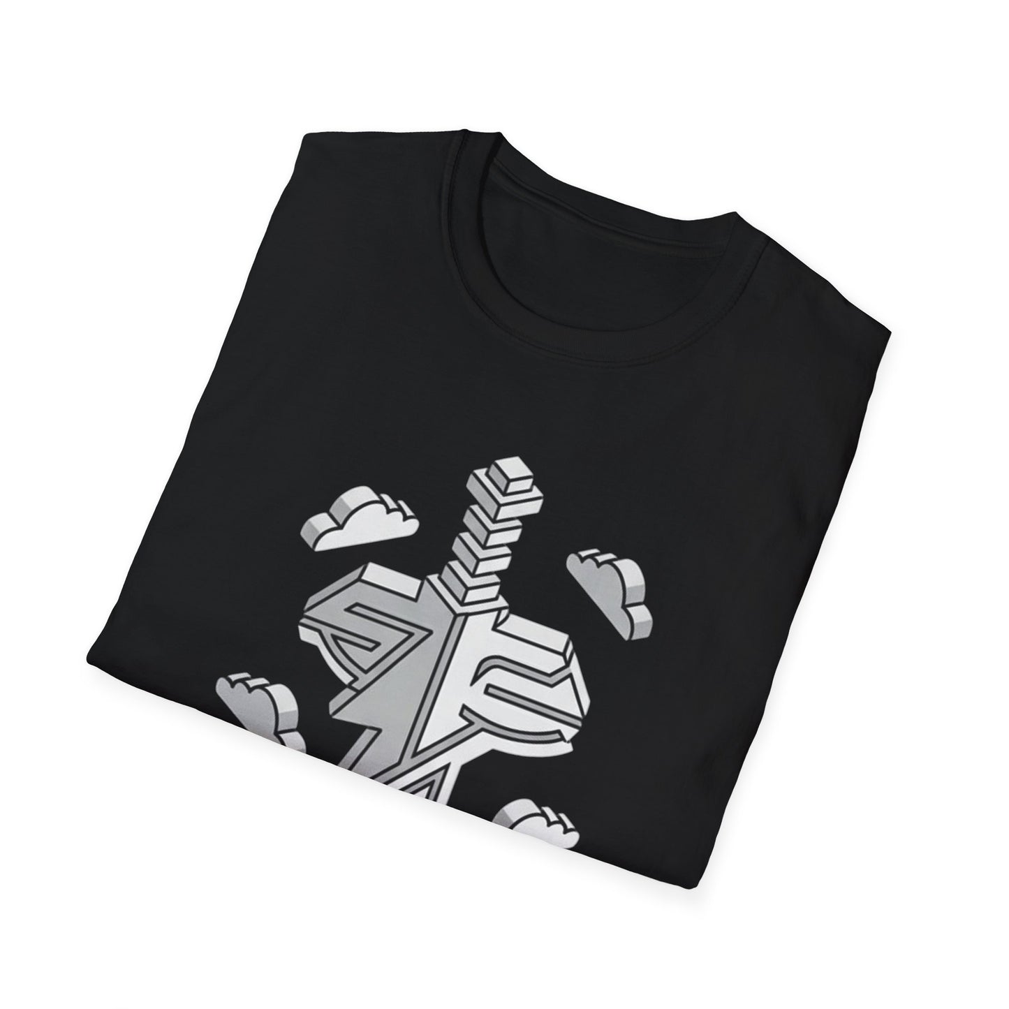 Fear Not T-Shirt — Cloud Culture Sword Logo Christian Graphic Tee (Isaiah 41:10)