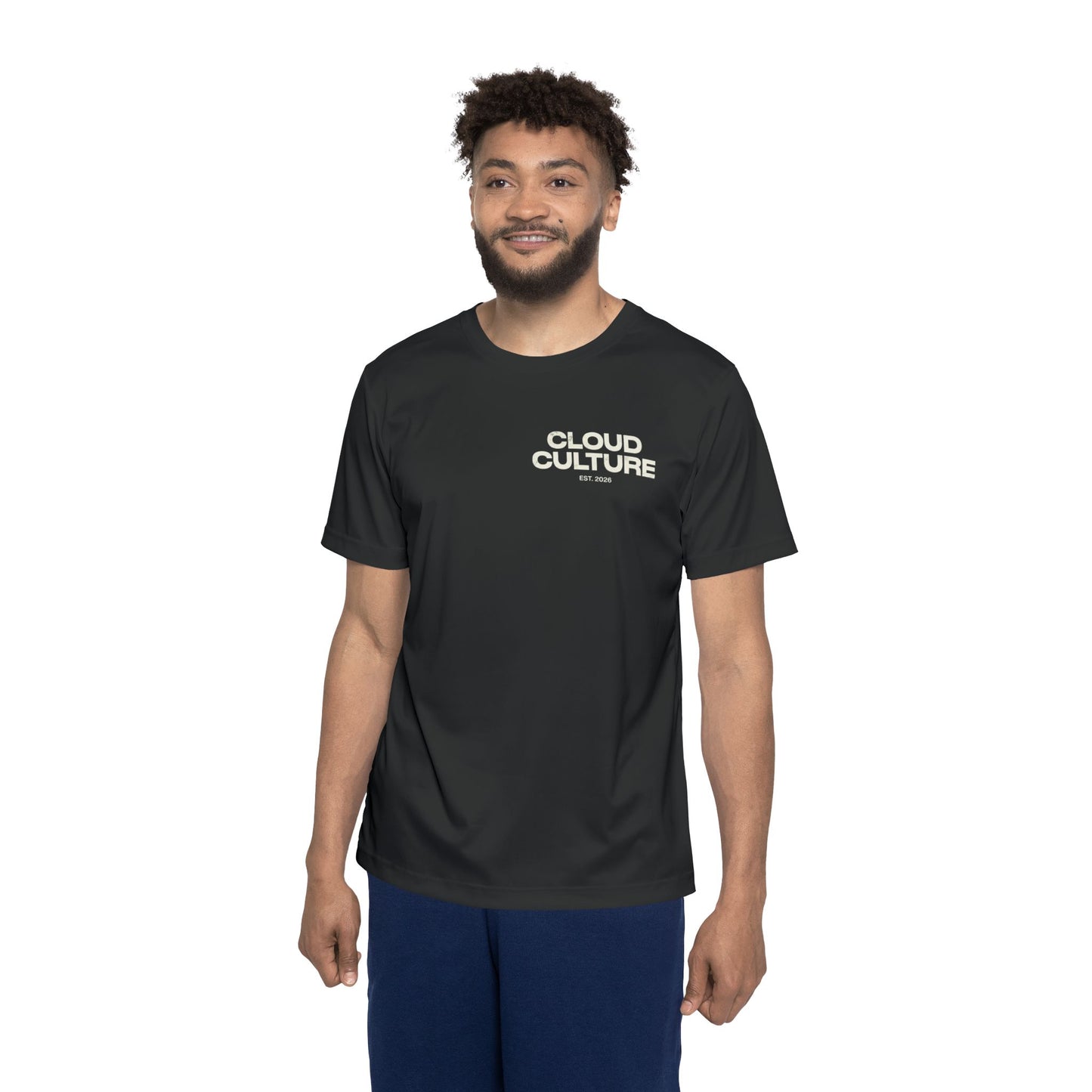 Cloud Culture Sports Jersey — Men’s Athletic Tee with 'Cloud Culture: The New Paradigm' Back Graphic