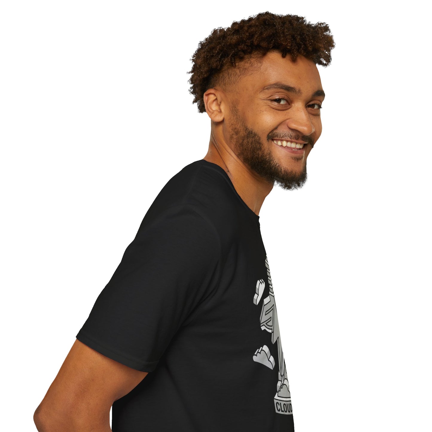 Fear Not T-Shirt — Cloud Culture Sword Logo Christian Graphic Tee (Isaiah 41:10)