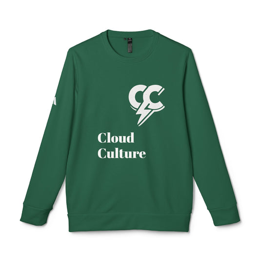 Cloud Culture Crewneck Sweatshirt — Retro Thundercloud Graphic